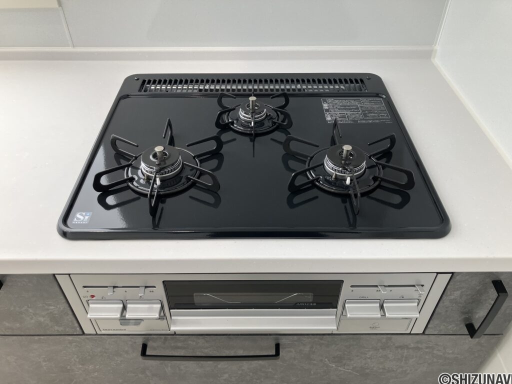 葵区田町　A号棟キッチンコンロ