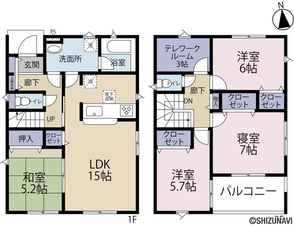 物件間取り図です。