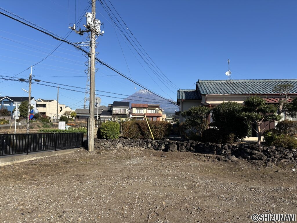 富士市今泉　土地　外観