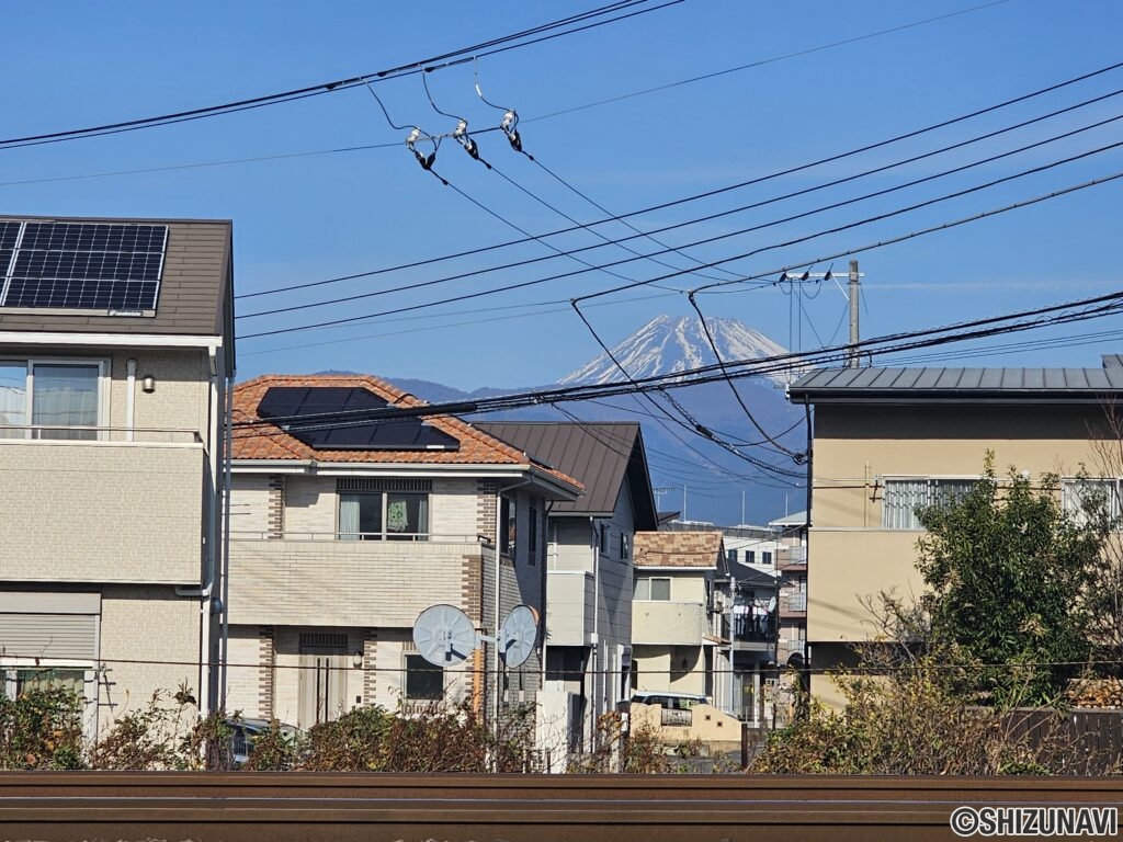1階からでもみえる富士山