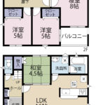 6号棟物件間取り図です。