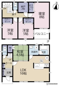 6号棟物件間取り図です。