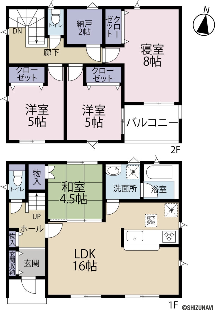 6号棟物件間取り図です。