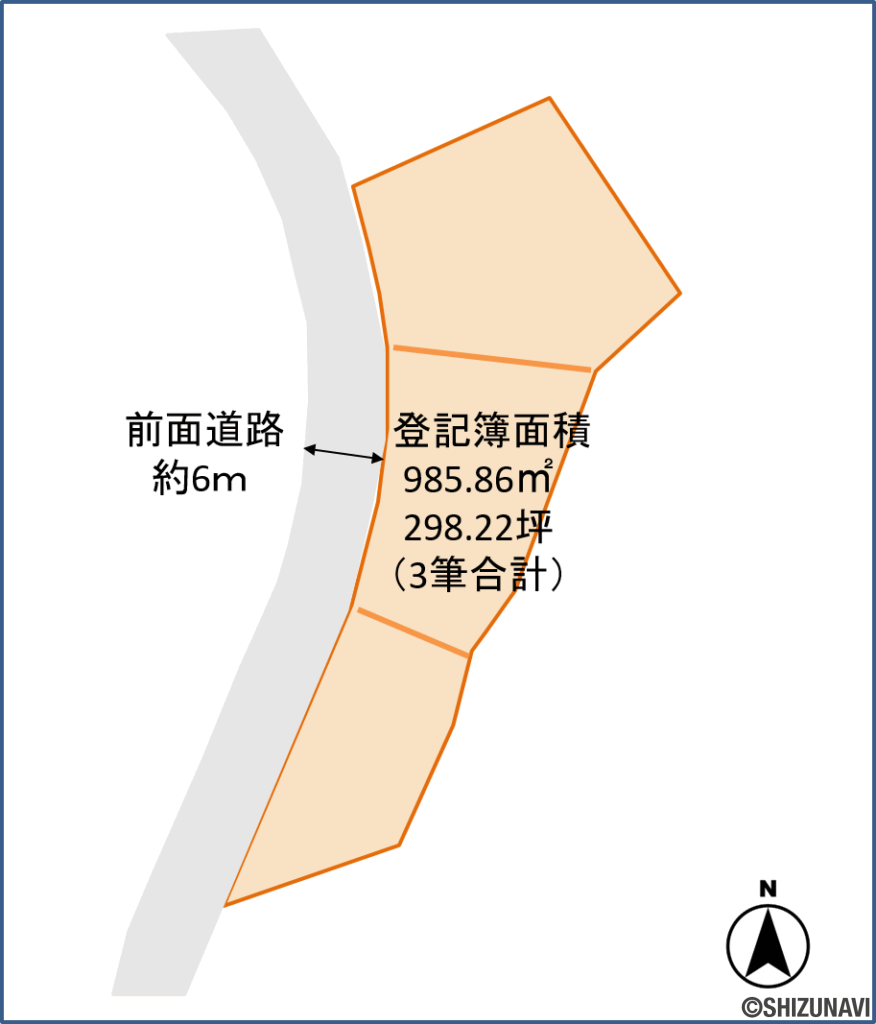 浜松市中央区佐鳴台6丁目　土地
