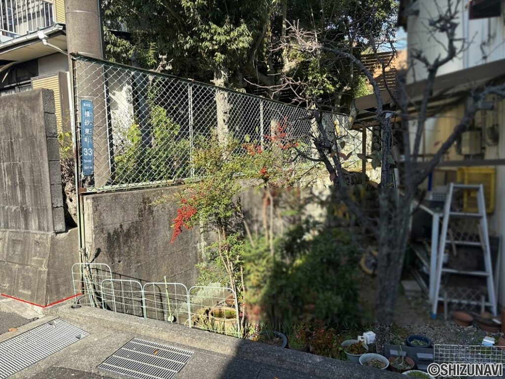 外観写真（東側2）　横砂東町　売土地