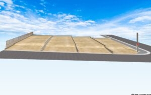 造成工事完成後のイメージパースです。