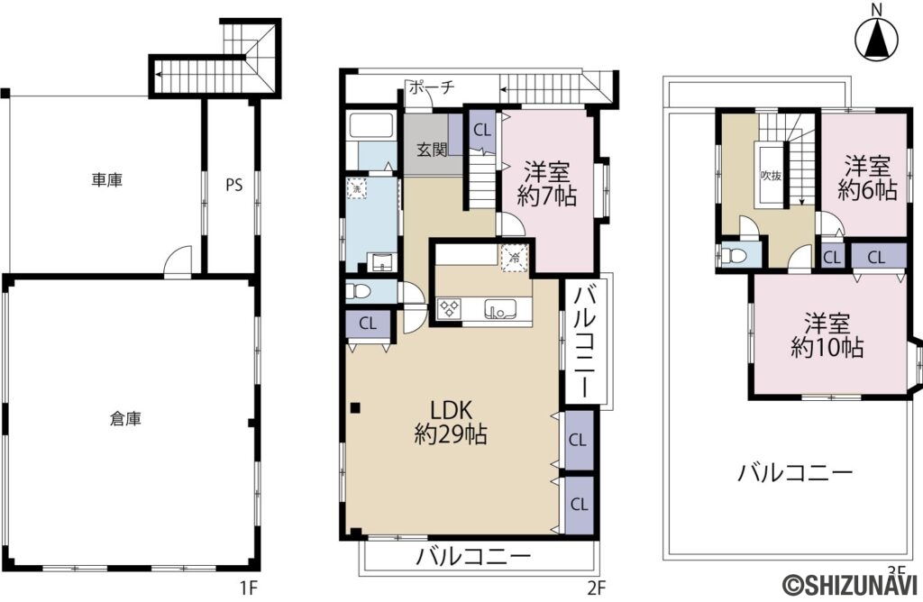 沼津市若葉町【沼津駅】29帖のLDKの画像