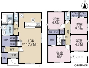 3号棟 物件間取り図です。