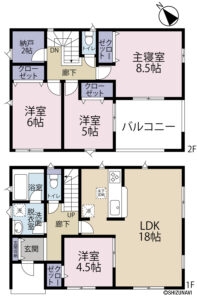 2号棟　間取り図