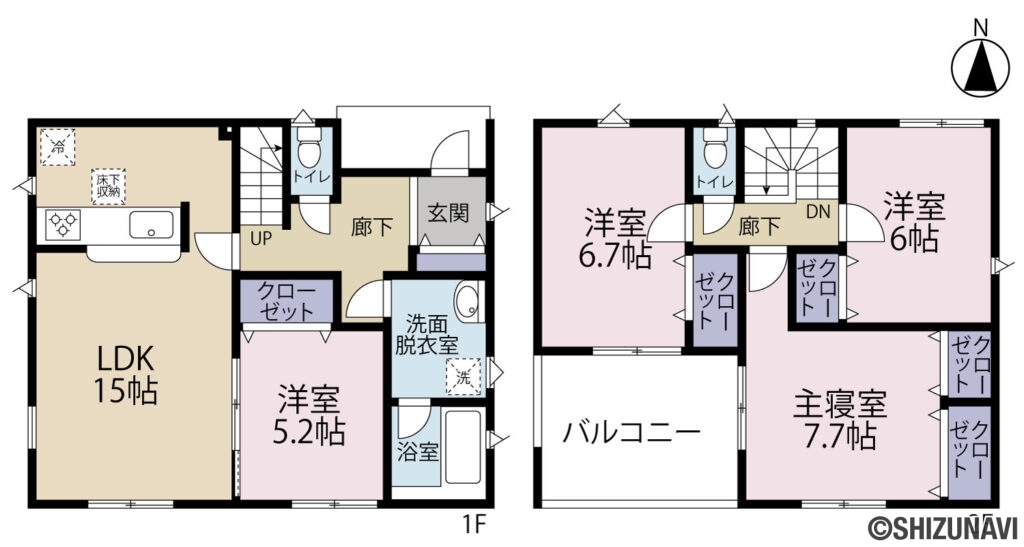 1号棟　間取り図