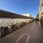 駐輪場です