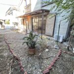 東角から撮影した土地前景です。