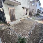 北角から撮影した土地前景です。