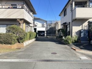 接道している進入路です。