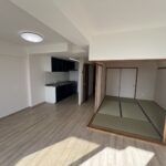 和室の襖を開ければ広々とした空間になります