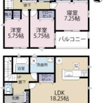 5号棟 物件間取り図です。