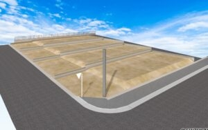 造成工事完成後のイメージパースです。