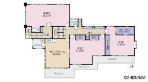 2F　間取図