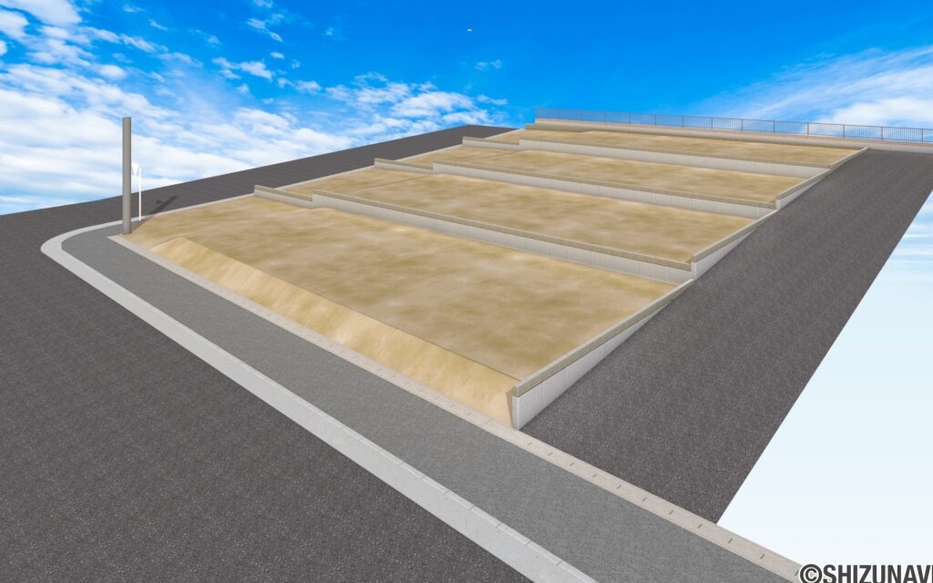 造成工事完成後のイメージパースです。