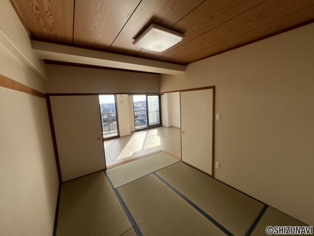 和室は襖で区切る事が出来ます