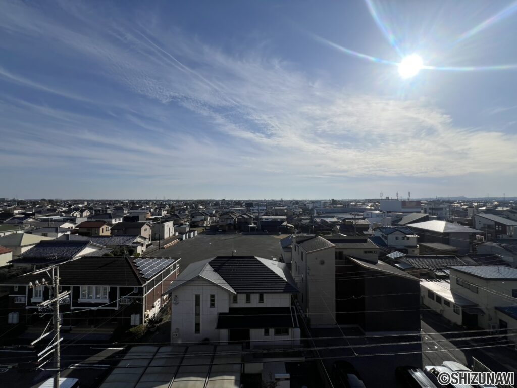 6階の最上階からの眺望です