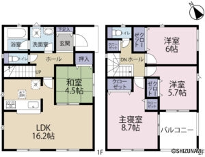 【2025.9月完成】富士市天間　第１６　全２棟　【１号棟】の物件画像