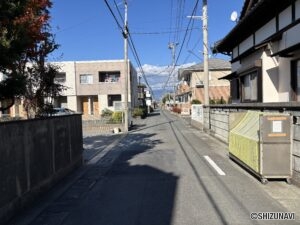 志下　前面道路1