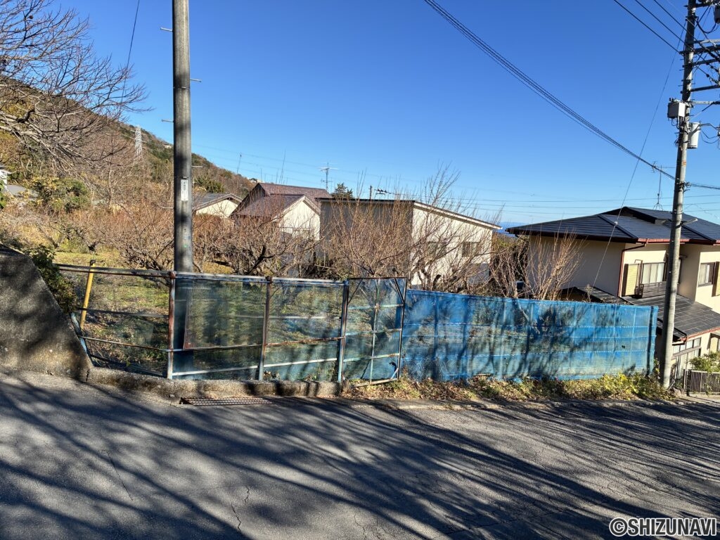 熱海市伊豆山　約150.34坪　建築条件無し　売土地の画像