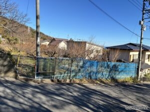 熱海市伊豆山　約150.34坪　建築条件無し　売土地の物件画像