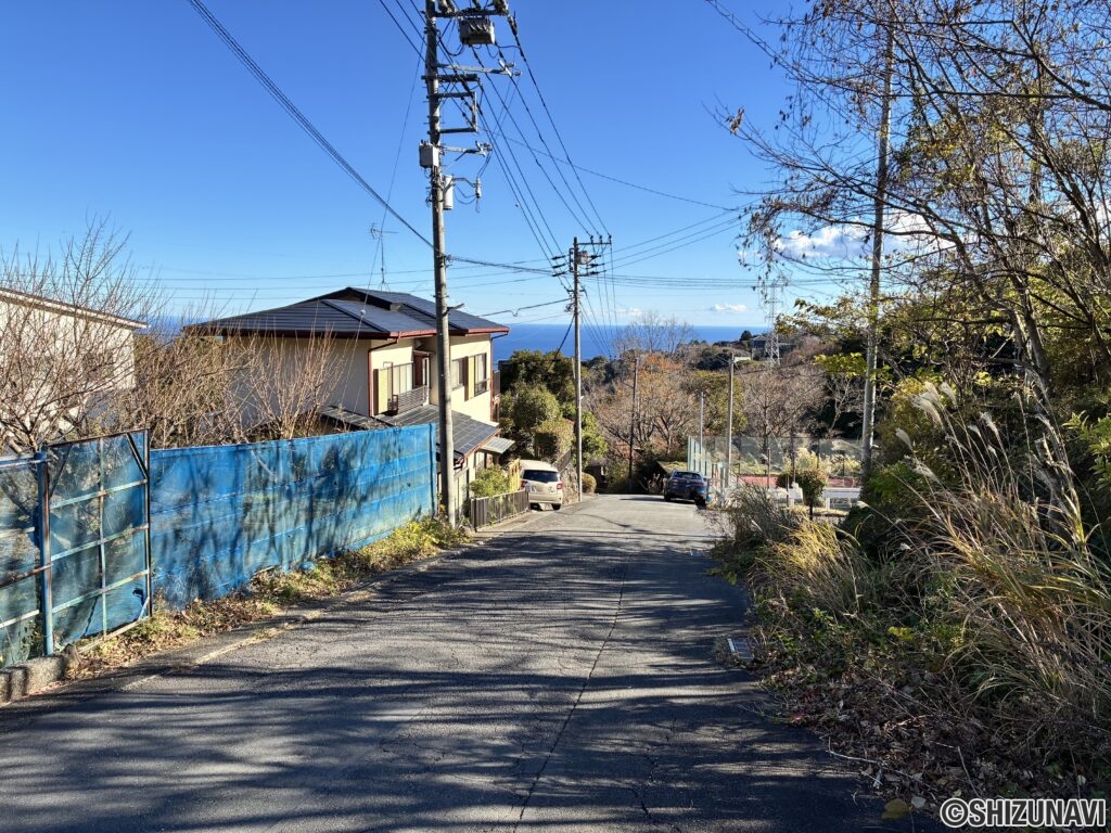 熱海市伊豆山　約150.34坪　建築条件無し　売土地の画像