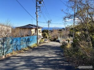 熱海市伊豆山　約150.34坪　建築条件無し　売土地の画像