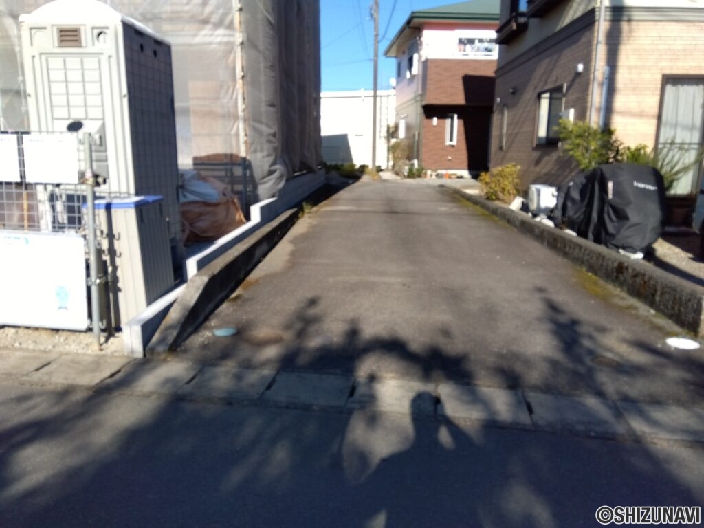 東側 隣地通路の写真です。(全体区画図をご参照ください)