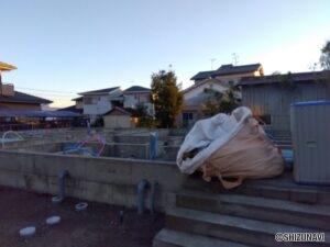 1号棟 物件西側からの写真です。