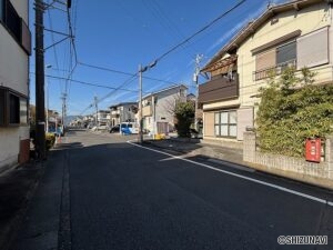 静岡市駿河区敷地二丁目　閑静な住宅街に位置する土地の画像