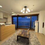 浜名湖が一望できるリビングです。