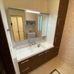 収納豊富な洗面台