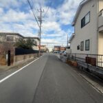 前面道路です。