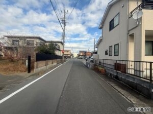 前面道路です。