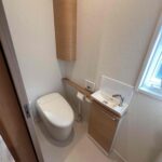 １Ｆトイレ。ゆったりとした広さ。