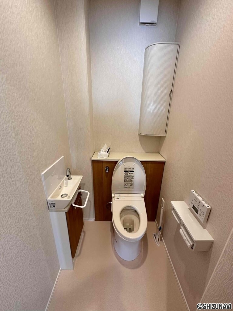 ２Ｆトイレ。室内は清潔に保たれています。