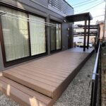 リビング、和室からウッドデッキへ出入りできます。