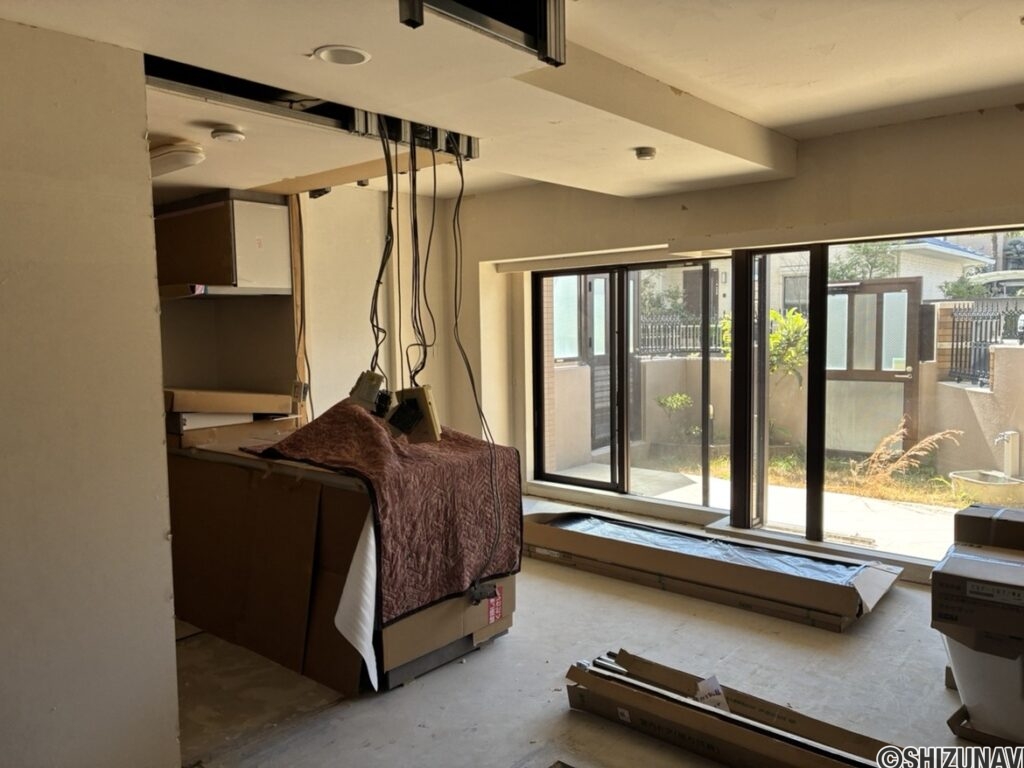 室内リフォーム中です。