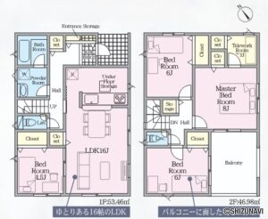 【2026年2月完成予定】浜松市中央区河輪町　2棟　4LDKの物件画像