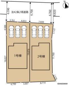 物件全体区画図です。