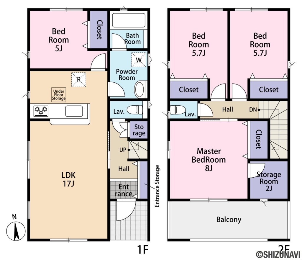 1号棟　間取り図