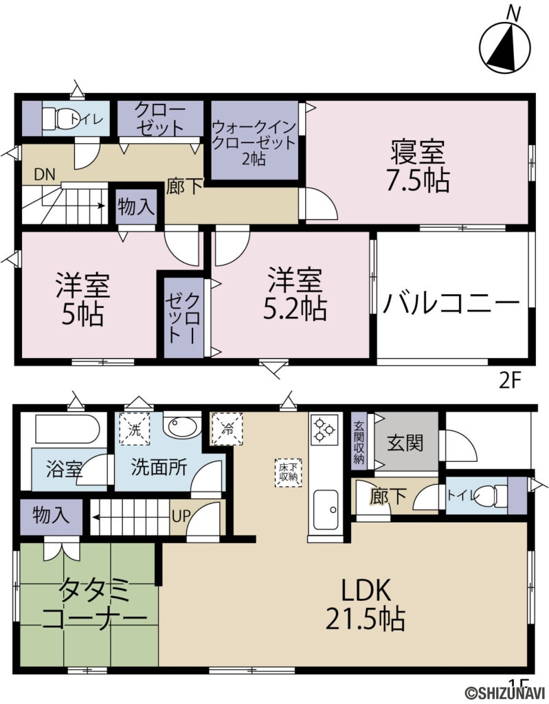 4号棟 物件間取り図です。