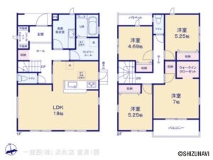 【2026年3月完成予定】袋井市川井　4LDKの物件画像