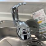 浄水機能付きのキッチン水栓です