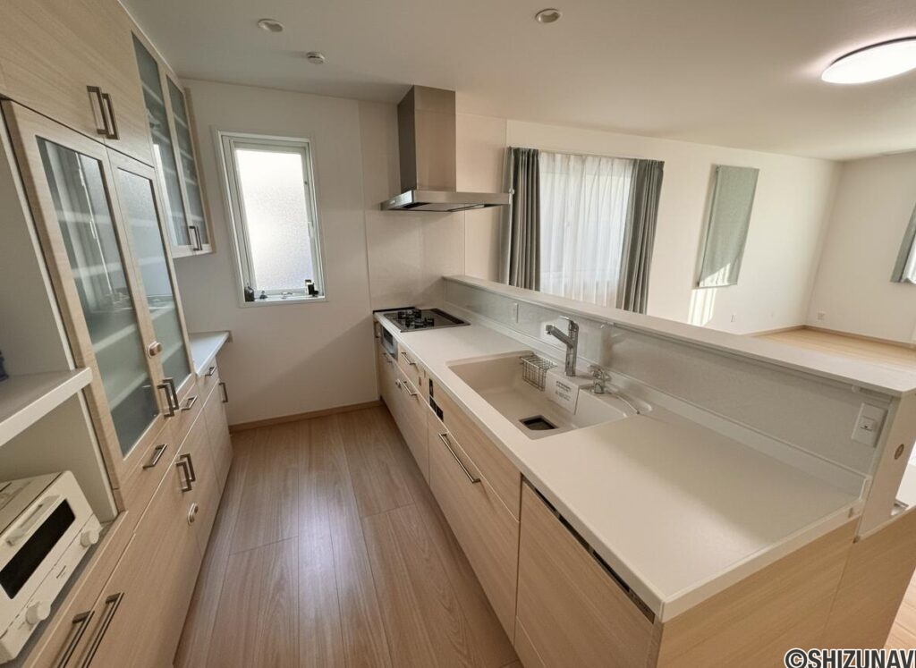 キッチン深型食洗器付き、HIクッキングヒーター