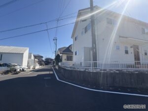 前面道路 角地②